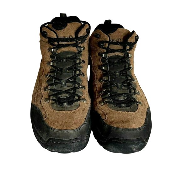 Redhead Brown Leather Hiking Boots Men's Size 13 - Picture 1 of 9